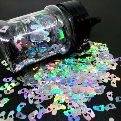 OEM / ODM Glitter Footprint الزينة الرملية على شكل عيد الفصح التصميم الشخصي