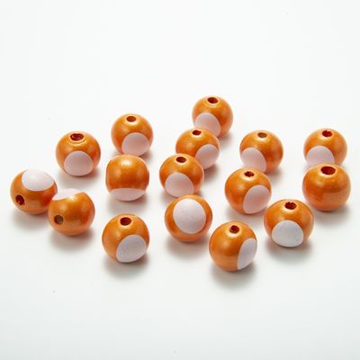 0.5-3CM حجم الحبة الحيوانات الحجارة الخشب الخرز الباندا والفوكس الحبات الفارغة من الحبات مثالية للحرفيات الملابس ومشاريع DIY