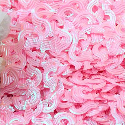 الموجات البحرية المزخرفة الالوان الفلوريسنتية 18 ملم الكرات الزجاجية