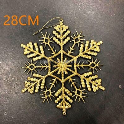 28CM 35CM كريسمس نقانق الثلج الزينة الشكل اللمعان الزخارف المعلقة للخارج والعطلات ديكور صديقة للبيئة
