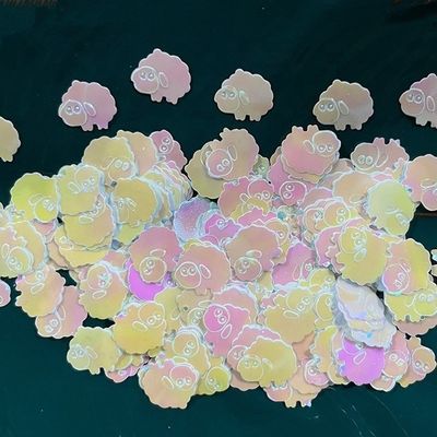 شكل ساكين ضخم خروف لامع اللؤلؤ الفستان الاحتفالية الديكور مجموعة 1 كيلوغرام حقائب معبأة لعيد الآباء والشكر