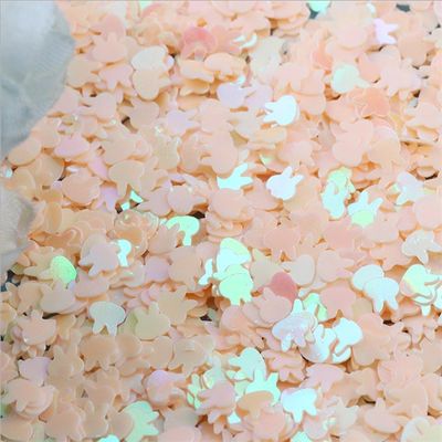 الحيوانات الأليفة عيد الفصح السنة السعيدة 4 ملم الأرنب الرأس الكرة الملابس والزخارف اليد DIY الملحقات قطع الزجاج الفلورسنت