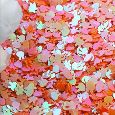 الحيوانات الأليفة عيد الفصح السنة السعيدة 4 ملم الأرنب الرأس الكرة الملابس والزخارف اليد DIY الملحقات قطع الزجاج الفلورسنت