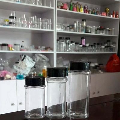 ديكور المنزل 1 أوز 2 أوز 3 أوز 5 أوز شيكر بلاستيكي لامع مع فاكهة غطاء أسود وقبعة مفتوحة في أوروبا ميزة إقليمية