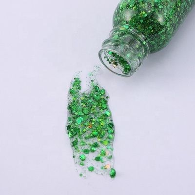 صناعة غليتر جيل الجسم حورية البحر سكوين الجلد طويل الأمد كريم لامع ظل العين للشكل المخصص للشعر والأظافر