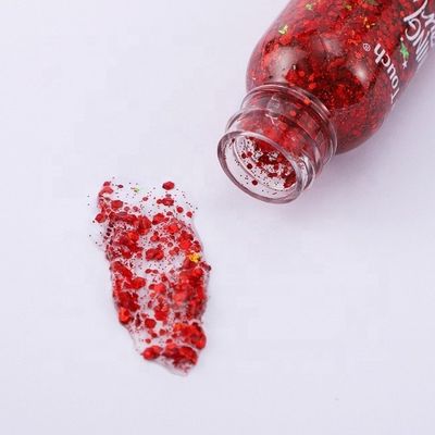 صناعة غليتر جيل الجسم حورية البحر سكوين الجلد طويل الأمد كريم لامع ظل العين للشكل المخصص للشعر والأظافر