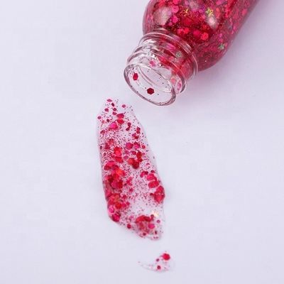 صناعة غليتر جيل الجسم حورية البحر سكوين الجلد طويل الأمد كريم لامع ظل العين للشكل المخصص للشعر والأظافر