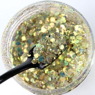 طرق الطباعة 1 لون شونكي غليتر مزيج كميات كبيرة روح شريرة براقة لتمبلر والعيون مزيجات