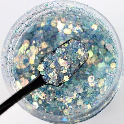 طرق الطباعة 1 لون شونكي غليتر مزيج كميات كبيرة روح شريرة براقة لتمبلر والعيون مزيجات