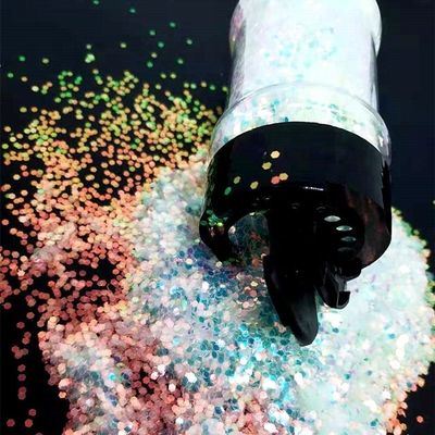 مناسبة عيد الميلاد البراقة البراقة الكمية الدقيقة مسحوق البراقة للوحة البوليستر الحرفية البراقة في مجموعة متنوعة من الألوان