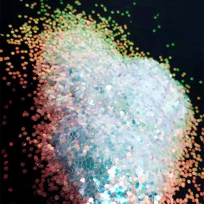 مناسبة عيد الميلاد البراقة البراقة الكمية الدقيقة مسحوق البراقة للوحة البوليستر الحرفية البراقة في مجموعة متنوعة من الألوان
