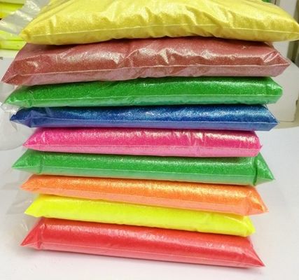 مسحوق المتلألئة الفلورسنتية مثالية لمناسبة عيد الميلاد ومواد البوليستر
