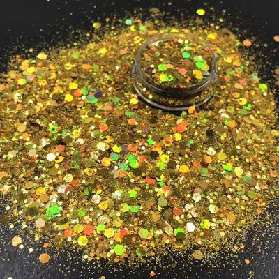 رمضان المناسبة الميزة الكمية الصديقة للبيئة هولوغرافية شونكي المختلطة اللمعان للحرفية بوليستر اللمعان مسحوق