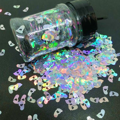 OEM / ODM Glitter Footprint الزينة الرملية على شكل عيد الفصح التصميم الشخصي