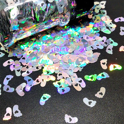 OEM / ODM Glitter Footprint الزينة الرملية على شكل عيد الفصح التصميم الشخصي
