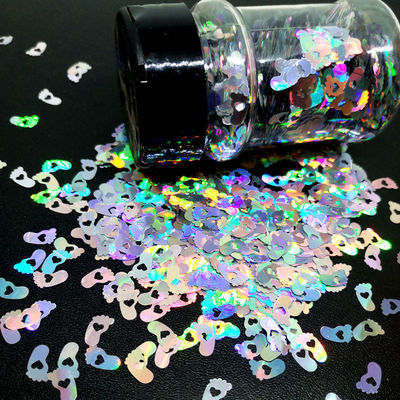 OEM / ODM Glitter Footprint الزينة الرملية على شكل عيد الفصح التصميم الشخصي