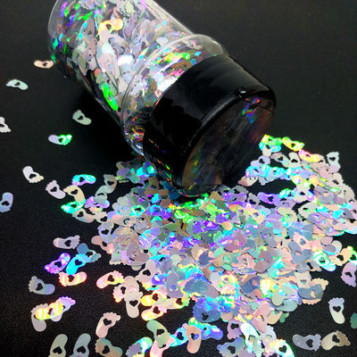 OEM / ODM Glitter Footprint الزينة الرملية على شكل عيد الفصح التصميم الشخصي