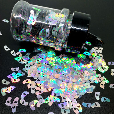 OEM / ODM Glitter Footprint الزينة الرملية على شكل عيد الفصح التصميم الشخصي
