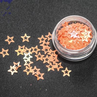 النجمة المفتوحة متعددة الاستخدامات النجمة المفتوحة المتلألئة الشكل المجوف للعب الألعاب ومشاريع الحرف الهدية