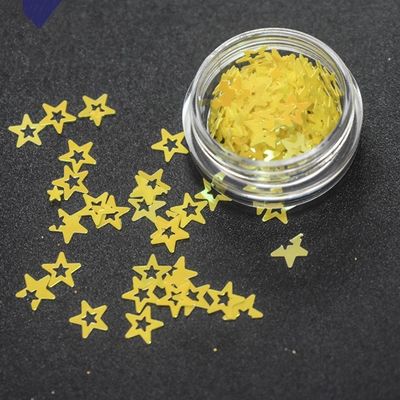 النجمة المفتوحة متعددة الاستخدامات النجمة المفتوحة المتلألئة الشكل المجوف للعب الألعاب ومشاريع الحرف الهدية